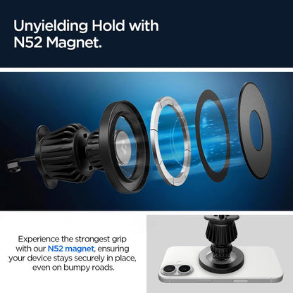 Mágneses Autós Tartó Spigen MFT13, Univerzális, Fekete ACP08315