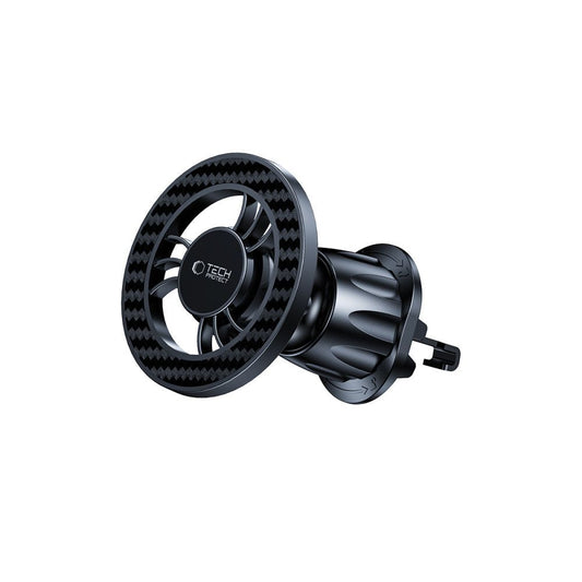 Tech-Protect N56 Carbon Vent Univerzális Mágneses Autós Tartó, Fekete