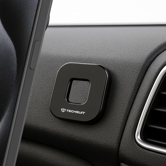 Mágneses Autós Tartó Techsuit HOLD210, Univerzális, Fekete