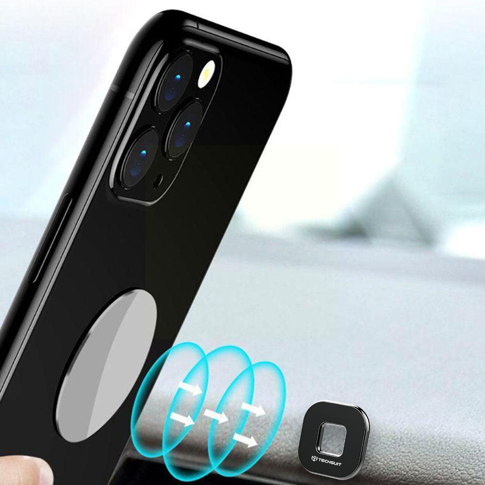 Mágneses Autós Tartó Techsuit HOLD210, Univerzális, Fekete