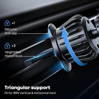 Mágneses Autós Tartó Techsuit S1, Univerzális, Fekete