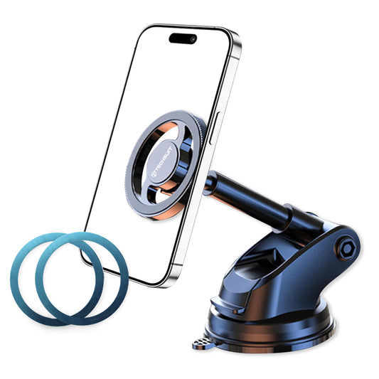 Mágneses Autós Tartó Techsuit S12, Univerzális, Fekete