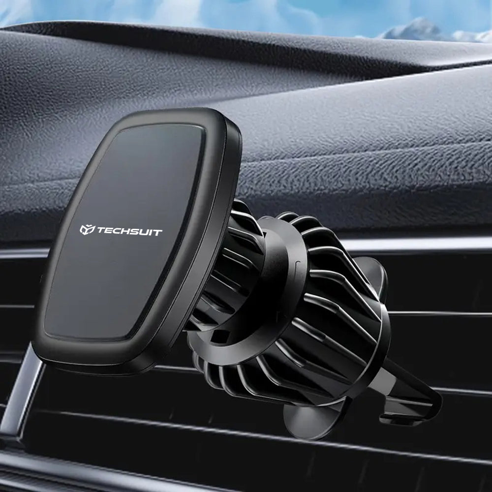 Mágneses Autós Tartó Techsuit S2, Univerzális, Fekete