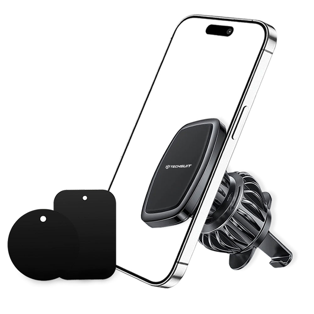 Mágneses Autós Tartó Techsuit S2, Univerzális, Fekete