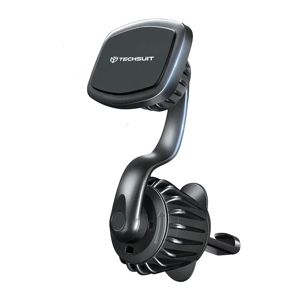 Mágneses Autós Tartó Techsuit S3, Univerzális, Fekete