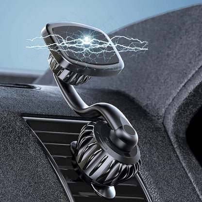 Mágneses Autós Tartó Techsuit S3, Univerzális, Fekete