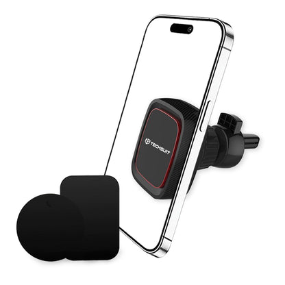 Mágneses Autós Tartó Techsuit S5, Univerzális, Fekete Piros