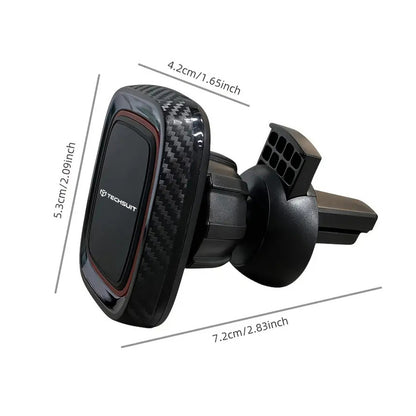 Mágneses Autós Tartó Techsuit S5, Univerzális, Fekete Piros