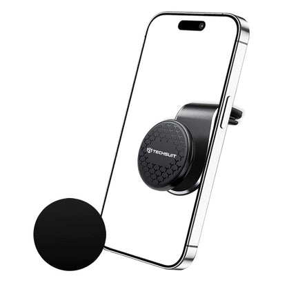 Mágneses Autós Tartó Techsuit S8, Univerzális, Ezüst