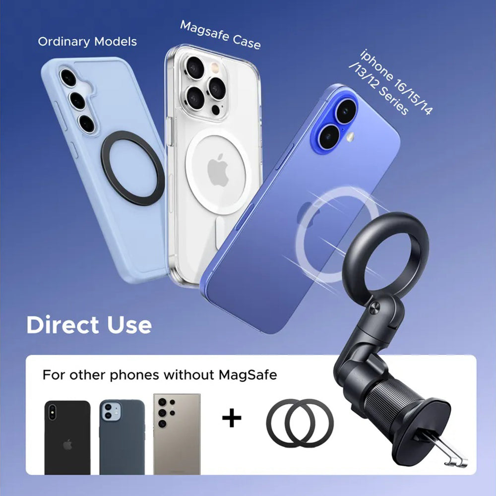 Mágneses Autós Tartó UGREEN LP923 (65185), Univerzális, Fekete