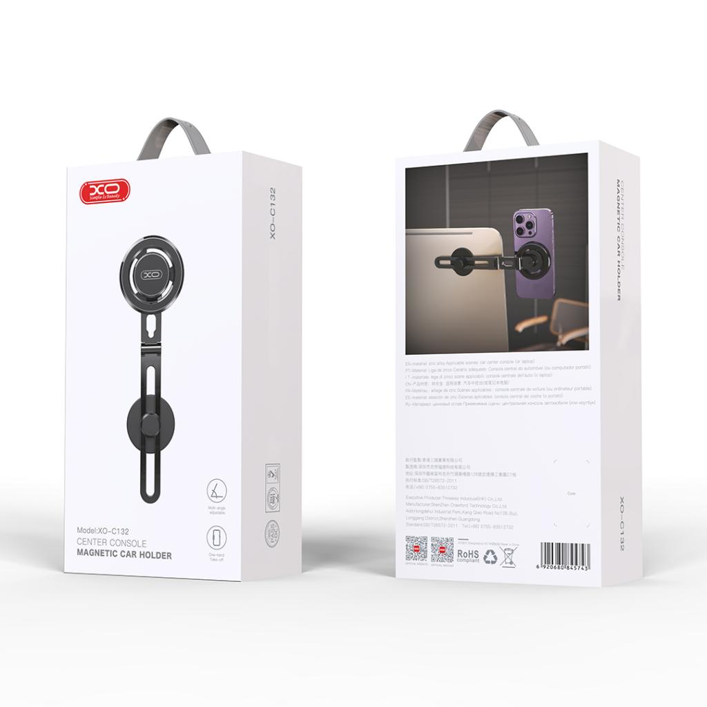 Magnetic Car Holder XO Design C132, Universal, Black