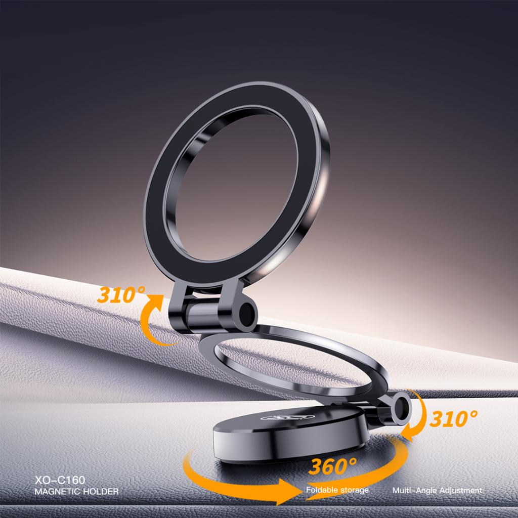 XO Design C160 mágneses autós tartó, univerzális, fekete