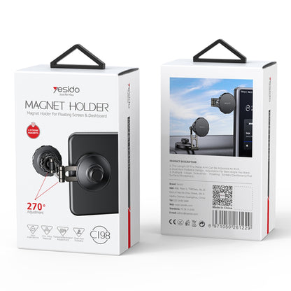 Yesido C198 Universal Magnetic Car Holder, Grey