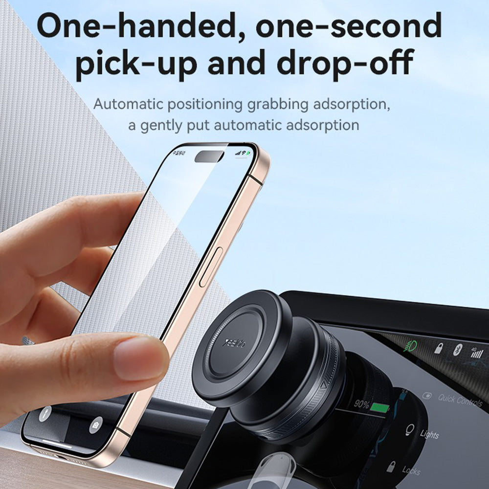 Mágneses Autós Tartó Yesido C224, Univerzális, Fekete