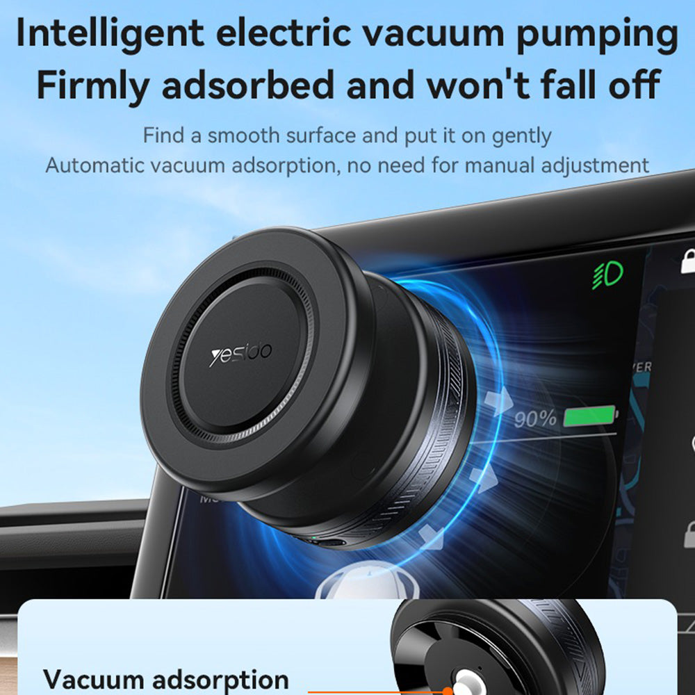 Mágneses Autós Tartó Yesido C224, Univerzális, Fekete