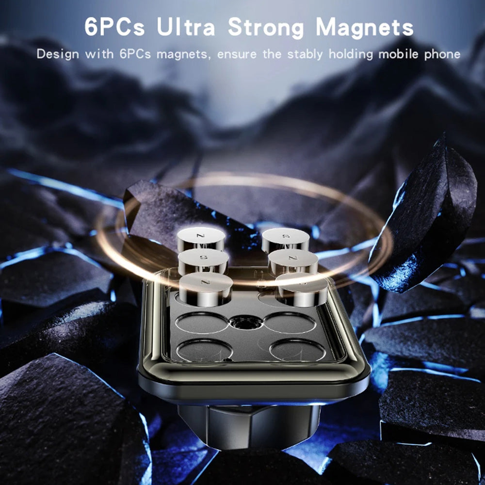 Mágneses Autós Tartó Yesido C246, Univerzális, Fekete