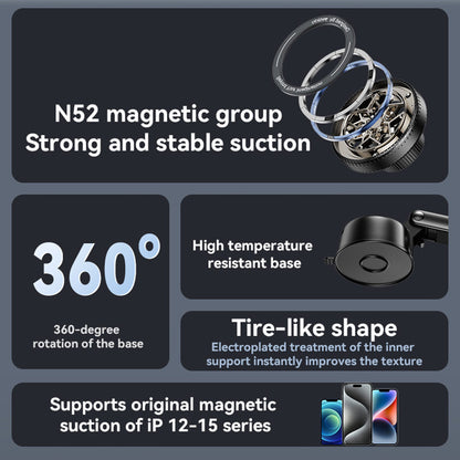 Mágneses Autós Tartó Yesido C266, Univerzális, Fekete