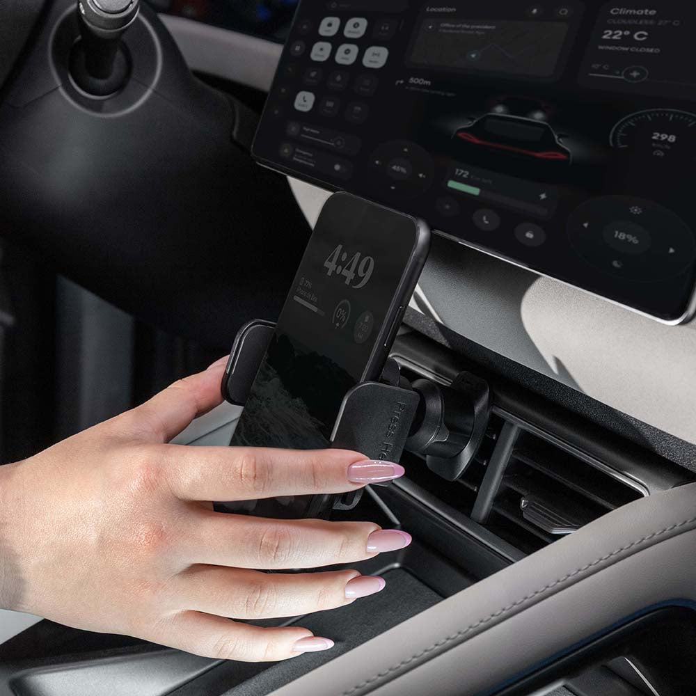 Proove Crystal Clamp Plus Vent autós tartó, 4.7inch - 6.9inch, fekete CHCCP0000001