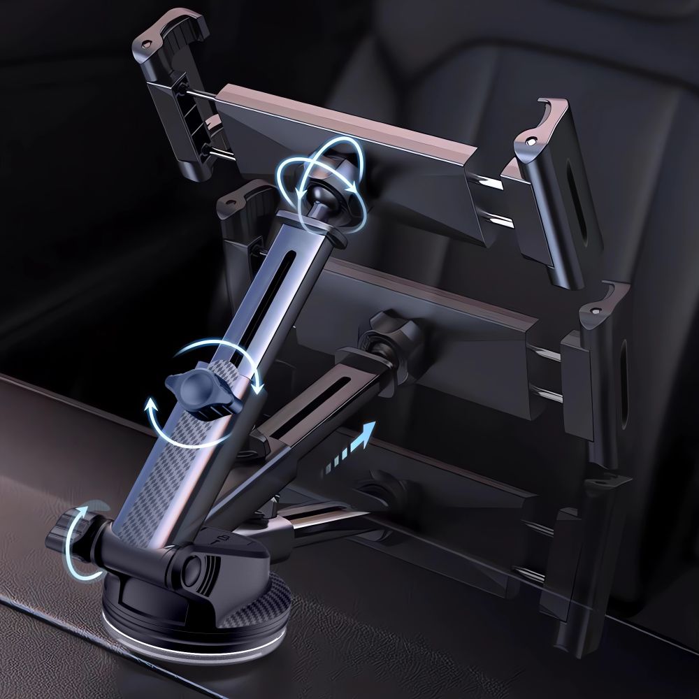 Tech-Protect V4 autós tartó tabletta számára, 141mm - 280mm, Fekete