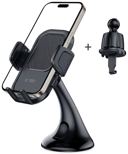 Tech-Protect V8-3 2in1 univerzális autós tartó, fekete