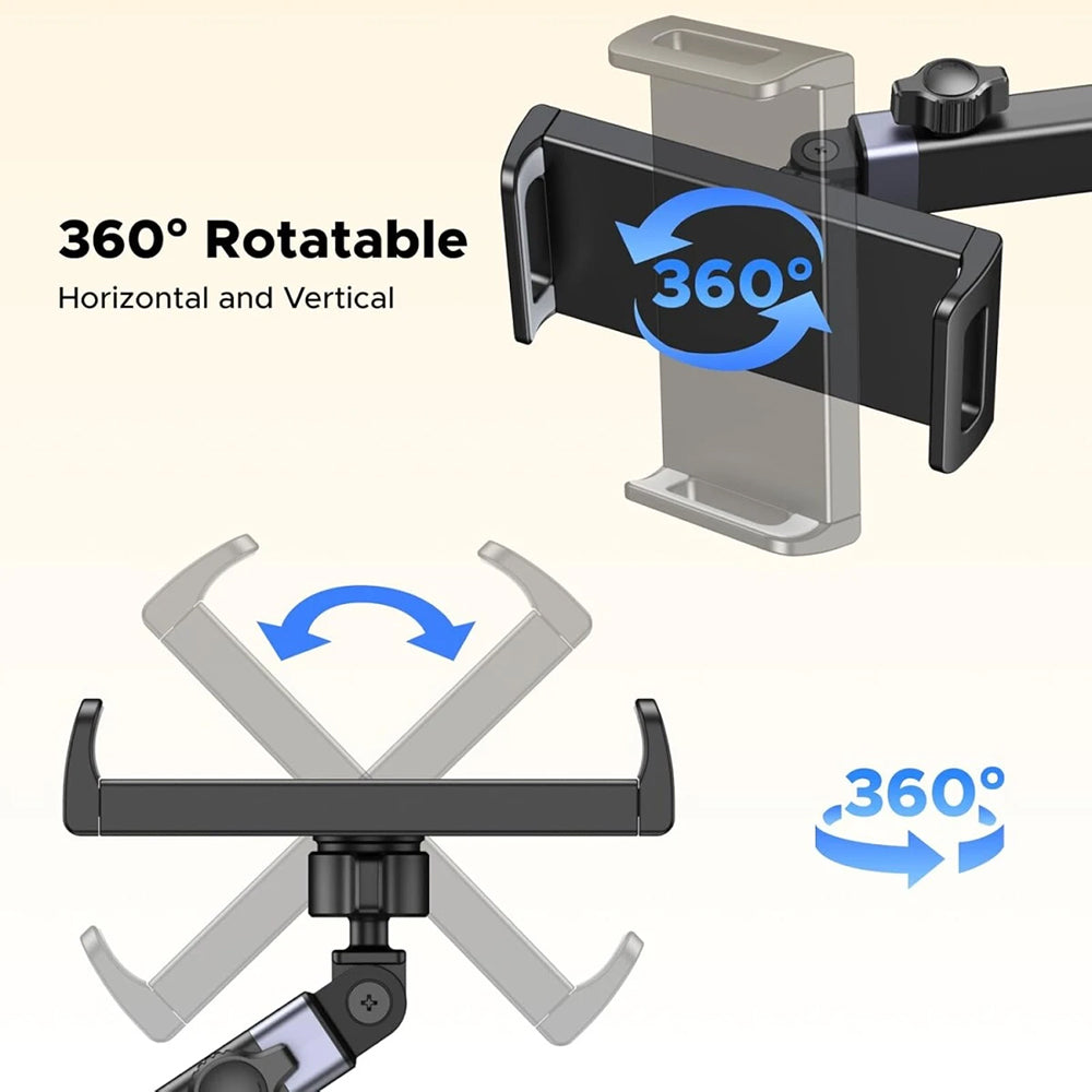 UGREEN LP904 Autós Fejtámlatartó (55443), 4.7 inch - 9.8 inch, Fekete