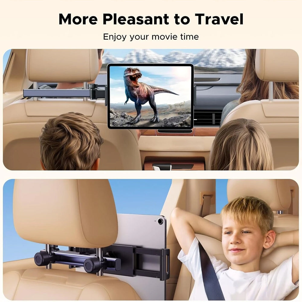 UGREEN LP904 Autós Fejtámlatartó (55443), 4.7 inch - 9.8 inch, Fekete