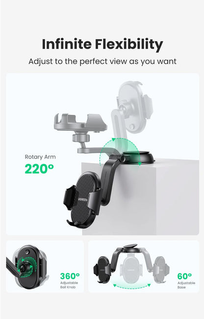 UGREEN LP405 Univerzális Autós Tartó, Fekete