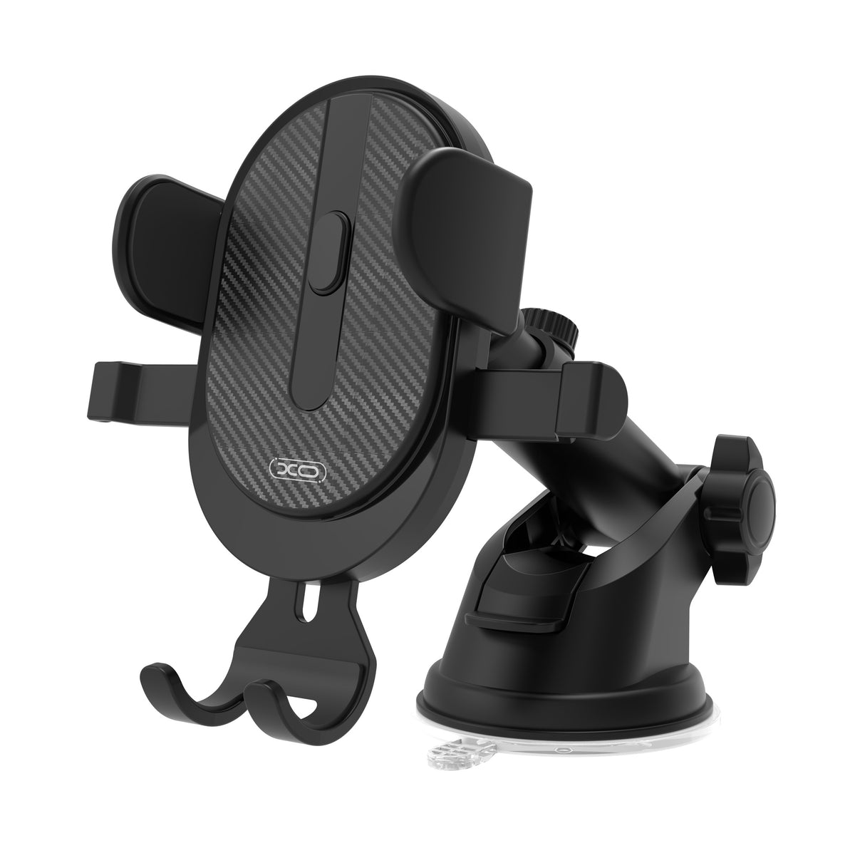 XO Design C60 2in1 autótartó, 4inch - 6inch, fekete