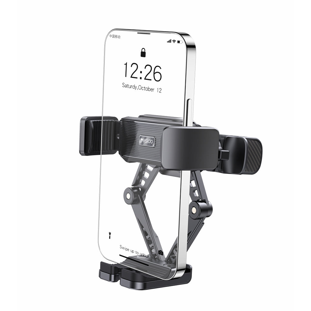 Autós tartó Yesido C166, 4.7inch - 7inch, Fekete