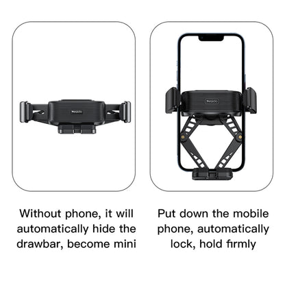 Autós tartó Yesido C166, 4.7inch - 7inch, Fekete