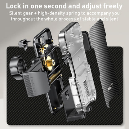 Yesido C172 autós tartó, 4inch - 7inch, Fekete