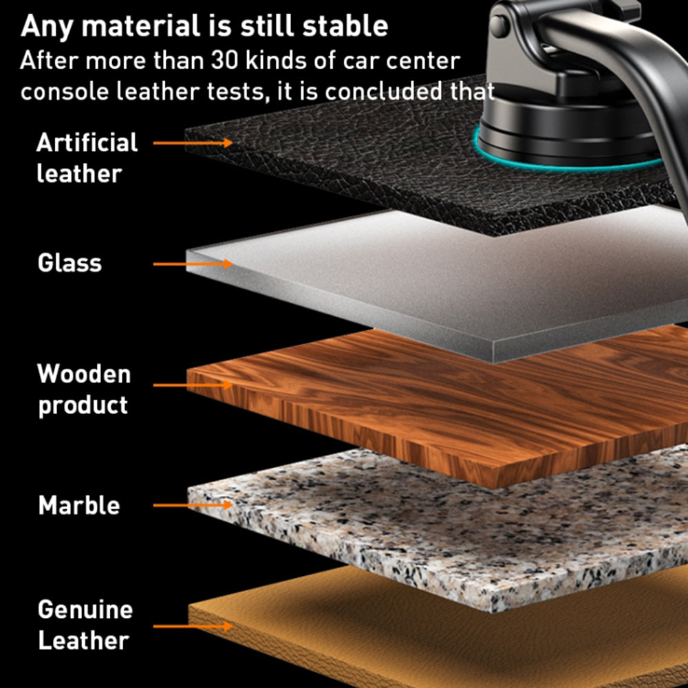 Yesido C172 autós tartó, 4inch - 7inch, Fekete