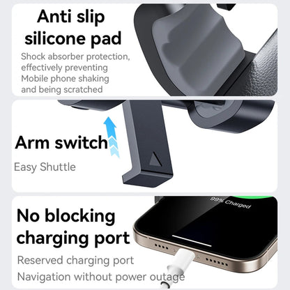 Yesido C240 autós tartó, univerzális, fekete