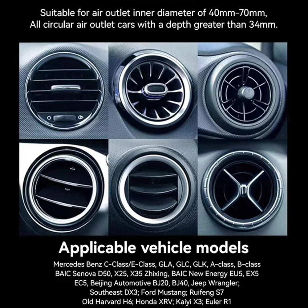 Yesido C240 autós tartó, univerzális, fekete