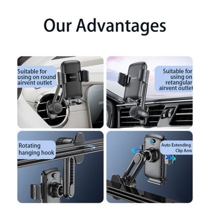 Yesido C242 autós tartó, univerzális, fekete