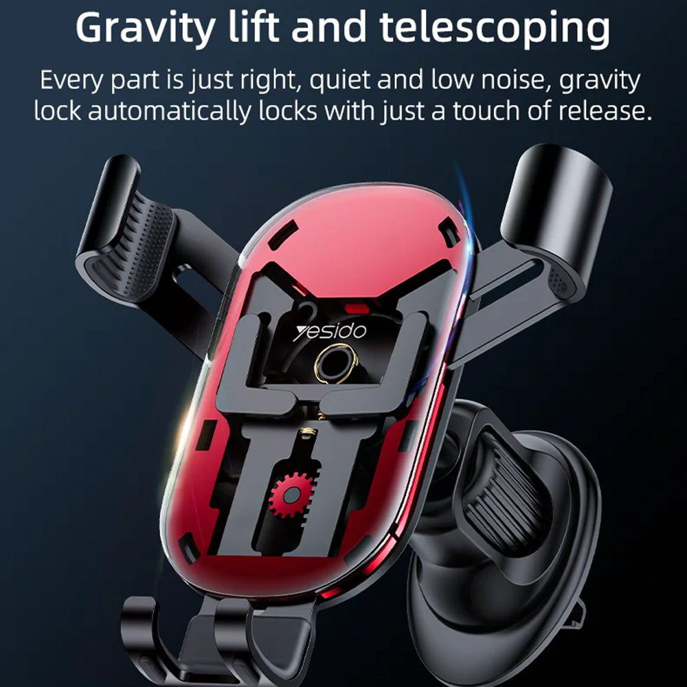 Yesido C243 autós tartó, univerzális, fekete