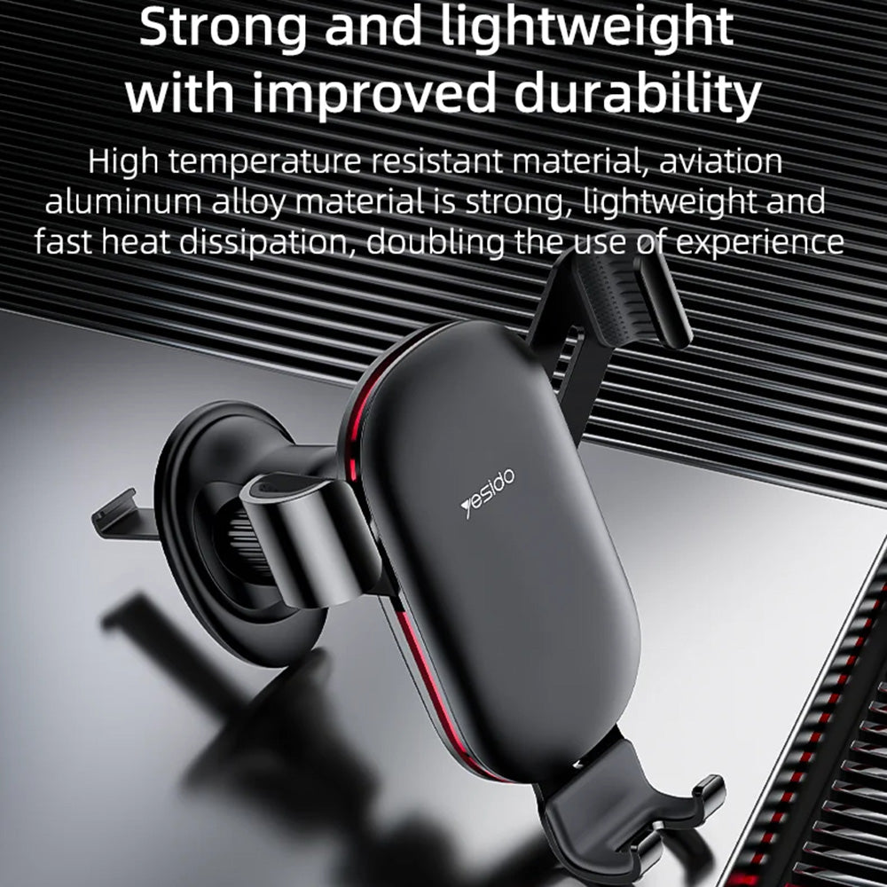 Yesido C243 autós tartó, univerzális, fekete