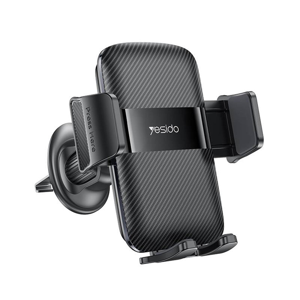 Yesido C251 autós tartó, 4.8inch - 7.2inch, Fekete