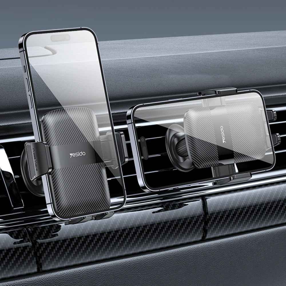 Yesido C251 autós tartó, 4.8inch - 7.2inch, Fekete