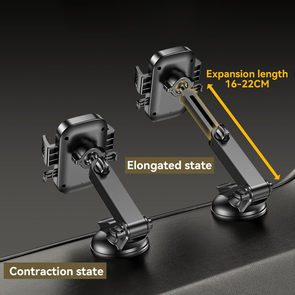 Yesido C267 autós tartó, 4.7inch - 7.2inch, Fekete