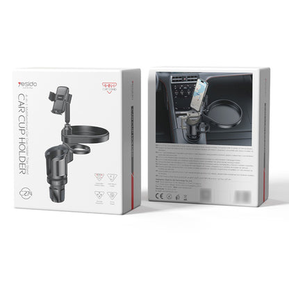 Yesido C274 autótartó, 4.7 inch - 7.2 inch, Fekete