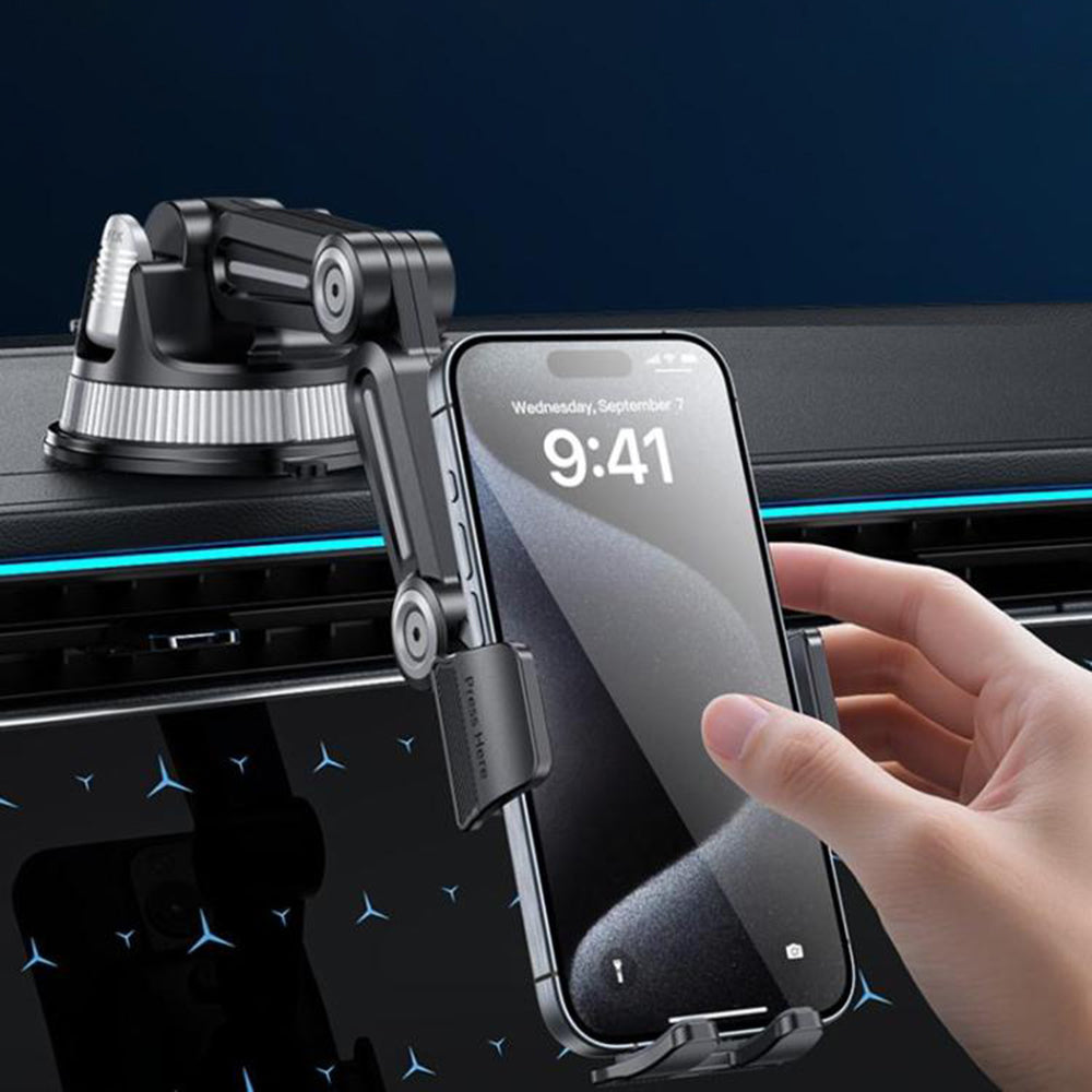 Yesido C275 autós tartó, 4.7 inch - 7.2 inch, fekete