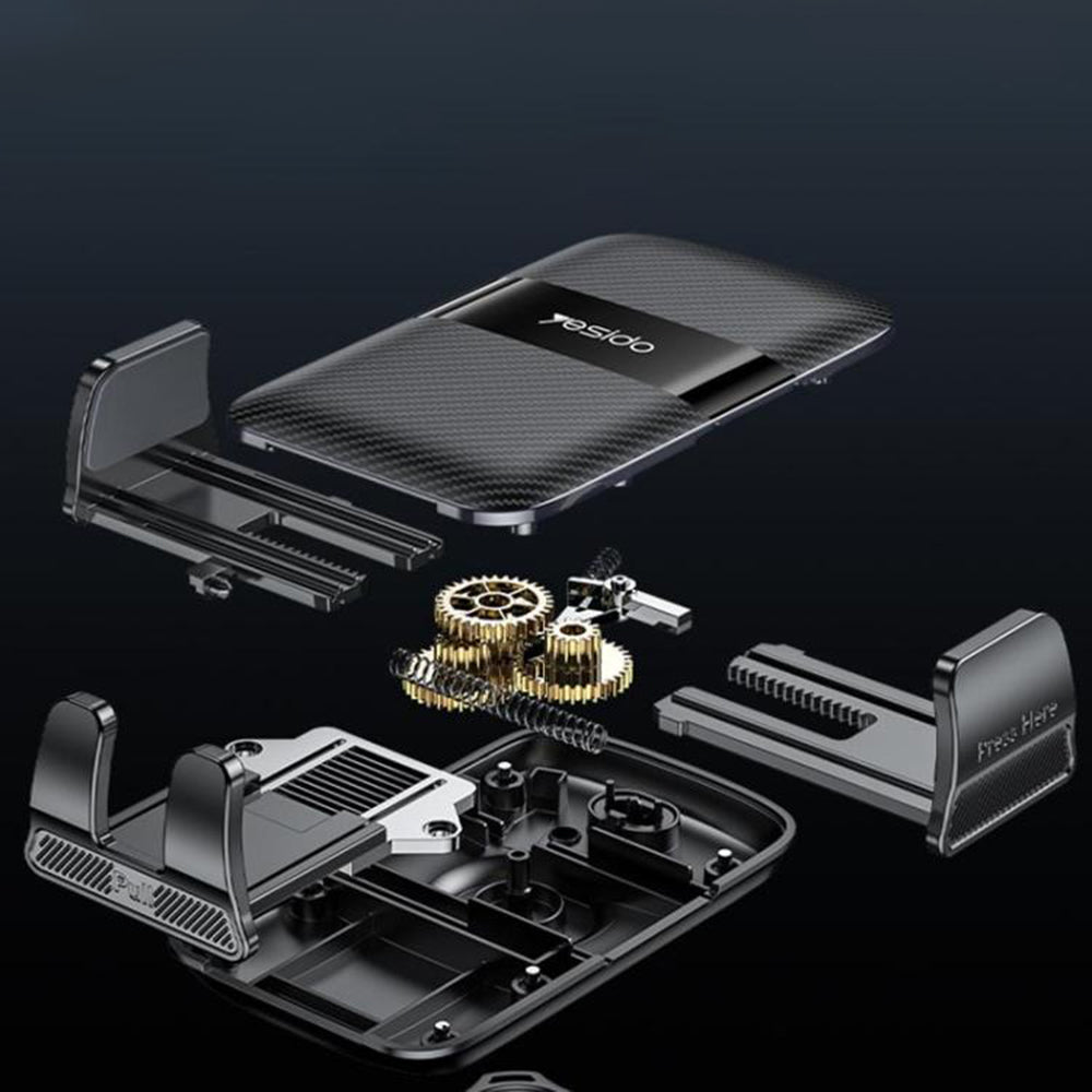 Yesido C275 autós tartó, 4.7 inch - 7.2 inch, fekete