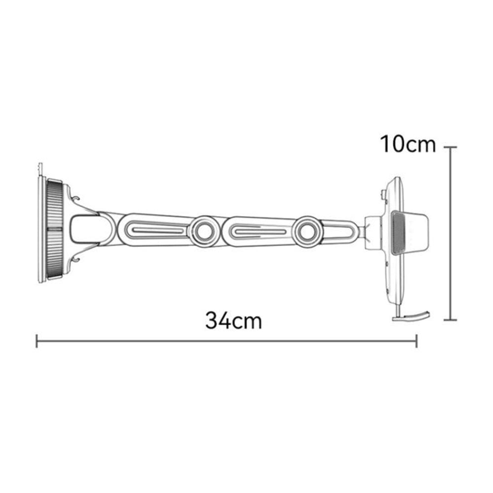 Yesido C275 autós tartó, 4.7 inch - 7.2 inch, fekete