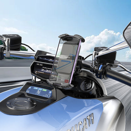 Borofone BH105 Basalt kerékpártartó, 4.7 inch - 7 inch, Fekete