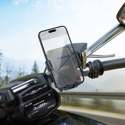 Borofone BH13 Knight kerékpártartó, 4.5inch - 7inch, Fekete