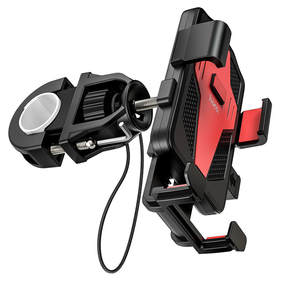 HOCO CA73 Bicycle Motorcycle Mount, 4.5inch - 7inch, Black Red