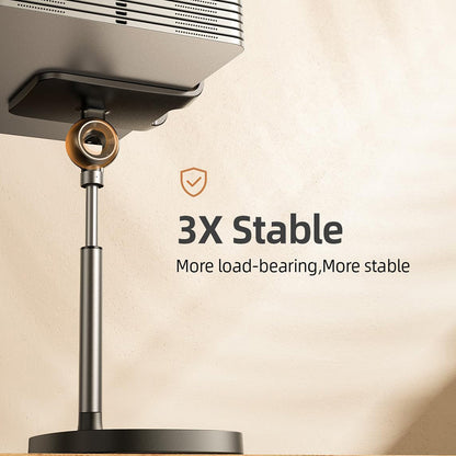 Lisen Mechanical asztali tartó telefonhoz / táblagéphez, 4inch - 10inch, fekete YL0421030004