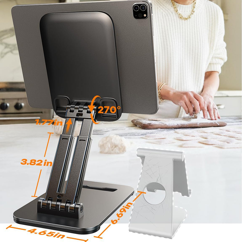 Lisen asztali tartó telefonhoz / táblagéphez, 4inch - 15.9inch, fekete YL0424080007