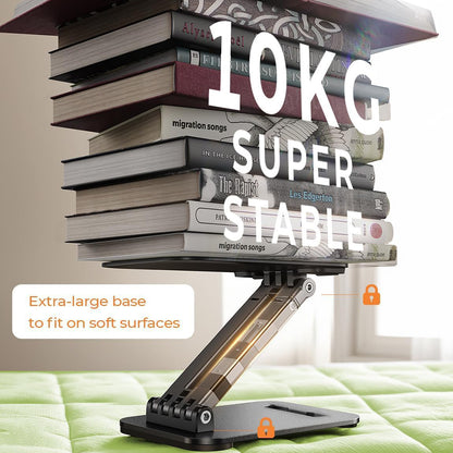 Lisen asztali tartó telefonhoz / táblagéphez, 4inch - 15.9inch, fekete YL0424080007